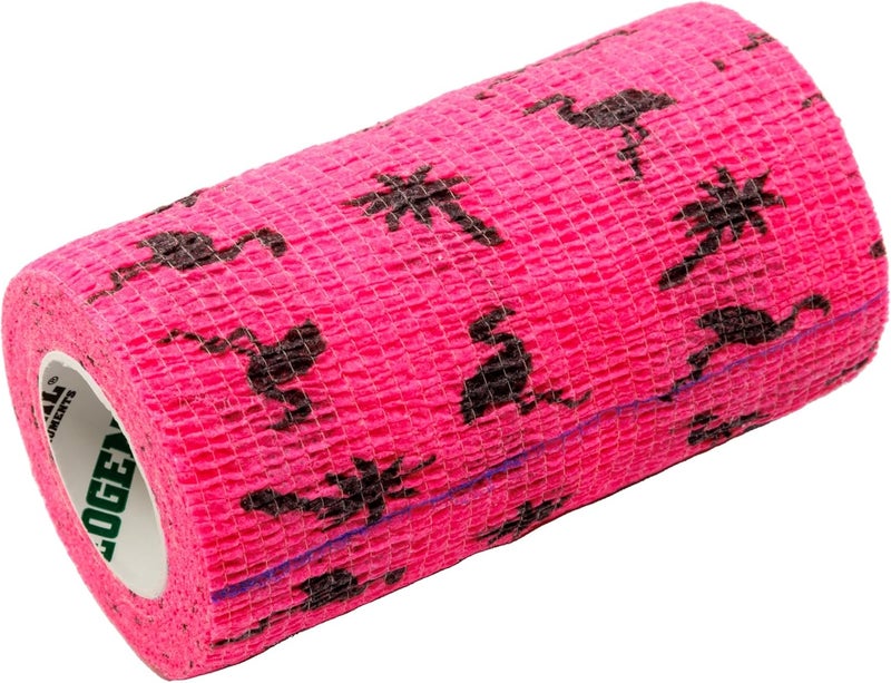 Neogen SyrFlex Cohesive Bandage 4” Pink Flamingo 4pk - Image 4